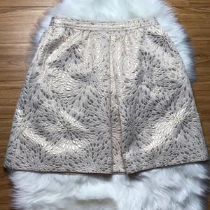 Elizabeth McKay Brocade skirt sz 4